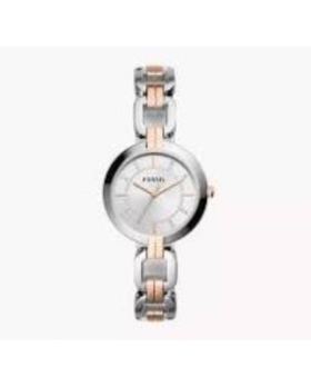 Montre FOSSIL BQ3341 Kerrigan à trois aiguilles en acier inoxydable bicolore