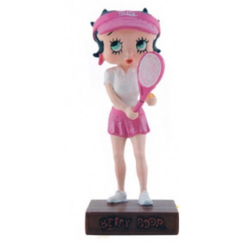 FIGURINE BETTY BOOP JOUEUSE DE TENNIS 