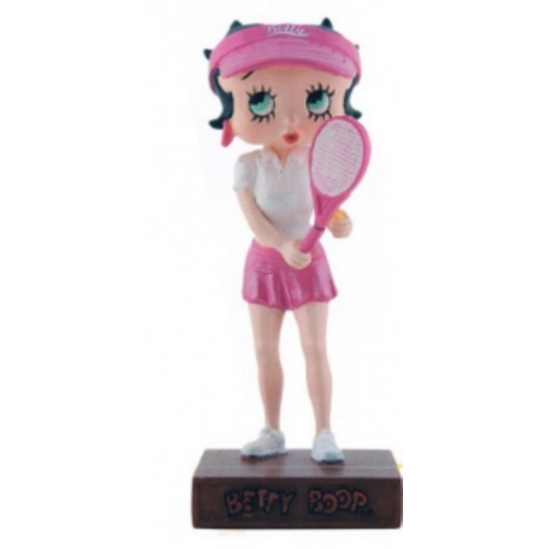 FIGURINE BETTY BOOP JOUEUSE DE TENNIS 