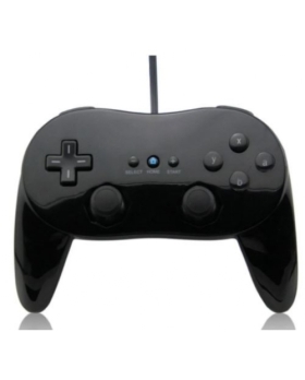 MANETTE FILAIRE WII/WII U NOIRE (SE BRANCHE SUR LA WII MOTE)