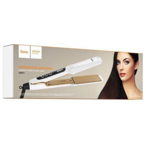 Lisseur à cheveux blanc Température:80°C-230°C  80Watts HOCO DAR51