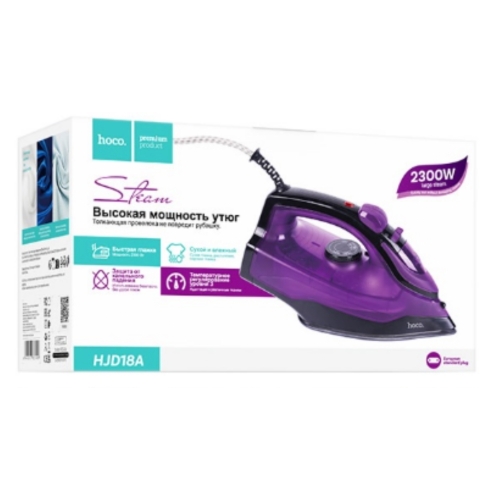 Fer à repasser électrique Violet 2300Watts Câble:1.5m HOCO HJD18A 
