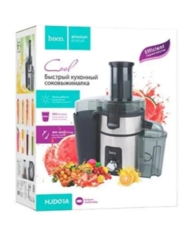Extracteur de jus de 500 ml + récipient à pulpe de 1000 ml, 3 vitesses 400Watts HOCO HJD01A