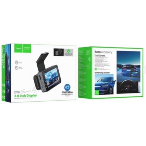 DASHCAM avec écran 1.5'  (720P) Carte mémoire jusqu'a 64GO non inclus HOCO DV9
