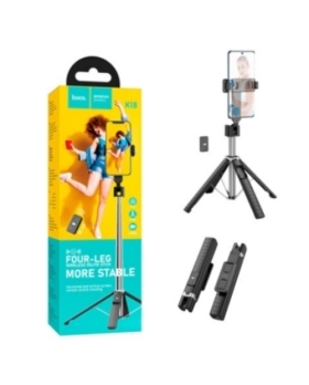 Trépieds Bluetooth Avec 4 pieds pour diffusion en direct avec télécommande SANS FIL Hoco K18