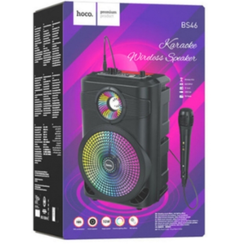Enceinte + Micro karaoké FM/BLUETOOTH/USB/AUX HOCO 10WATTS BS46