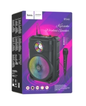 Enceinte + Micro karaoké FM/BLUETOOTH/USB/AUX HOCO 10WATTS BS46