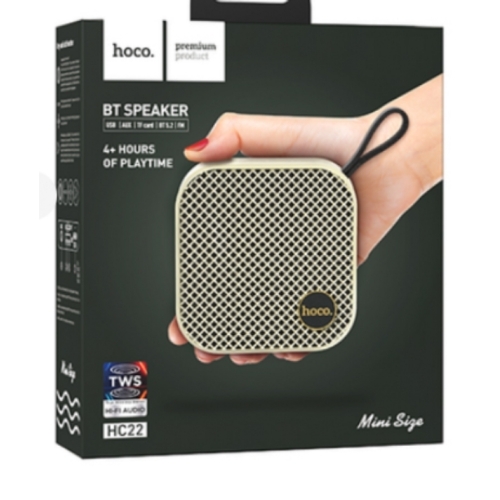 Enceinte Bluetooth/AUX/SD/USB 5watts Autonomie:4h HOCO HC22 Blanche