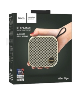 Enceinte Bluetooth/AUX/SD/USB 5watts Autonomie:4h HOCO HC22 Blanche