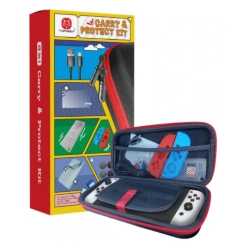 KIT PROTECTION NINTENDO SWITCH 12 EN 1 TOPWOLF