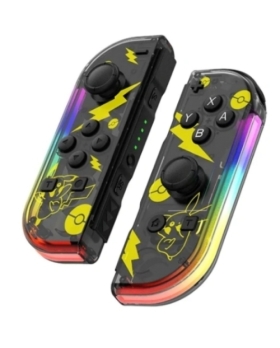 MANETTE TYPE JOYCON NOIR PIKA COMPATIBLE SWITCH / SWITCH LITE / SWITCH OLED