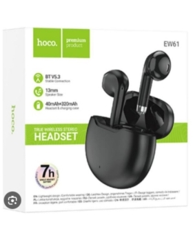 Ecouteur Bluetooth sans fil autonomie:7h HOCO EW61 NOIR