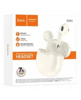 Ecouteur BLUETOOTH sans fil autonomie:7h EW61 Beige