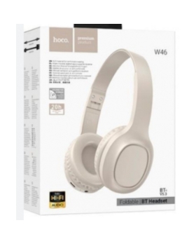 Casque BLUETOOTH AUTONOMIE:20h HOCO W46 BEIGE