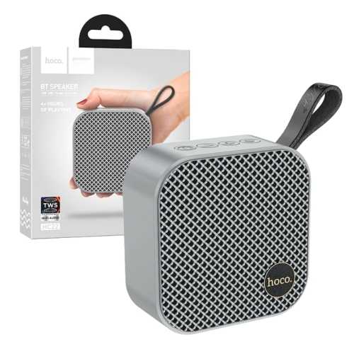 Enceinte BT/SD/FM/AUX Grise 5watts durée:4h  HOCO HC22