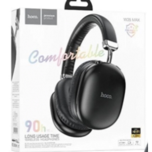 Casque BLUETOOTH NOIR à réduction de bruit  AUTONOMIE MAX:90h HOCO W35 MAX