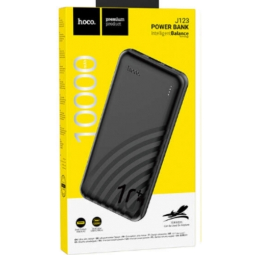 Batterie externe 10 000 mAh 2USB/TYPE-C  HOCO J123 