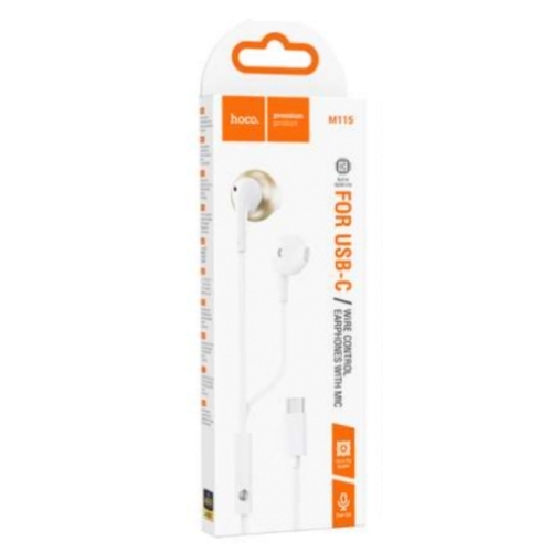 Écouteurs universels avec microphone Type-C  HOCO M115 