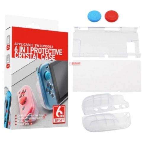 KIT PROTECTION POUR NINTENDO SWITCH 6 EN 1