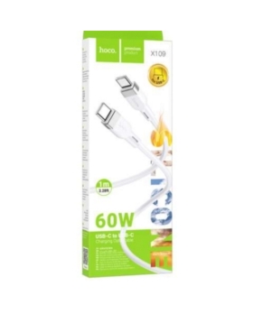 Câble de charge Type C Vers Type C 60Watts 1m HOCO X109 