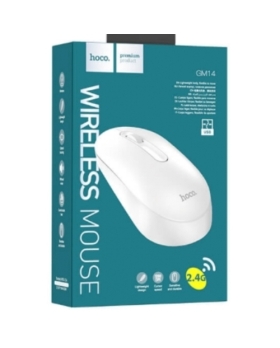 Souris sans fil PC HOCO GM14 BLANC