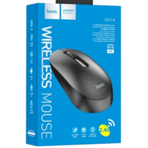 Souris Sans Fil PC HOCO GM14 NOIR