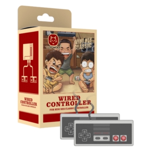 2X MANETTE FILAIRE 3M MINI NES TOPWOLF