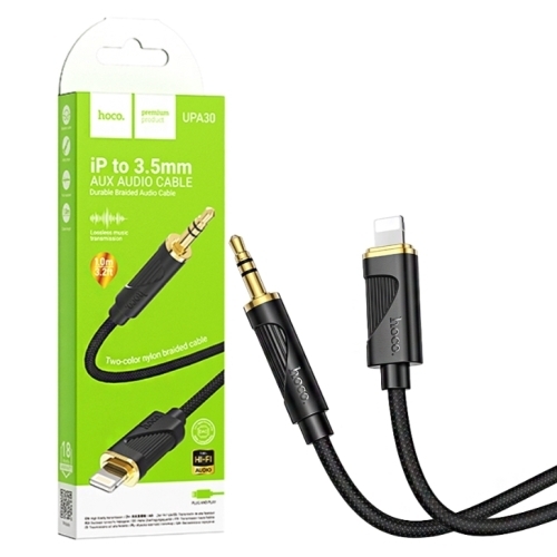 Câble de conversion audio Litghning vers Jack 3.5mm 1M HOCO UPA30 