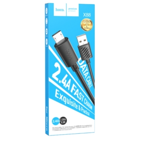 Câble de charge USB Vers Micro usb 1M HOCO X88 