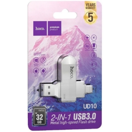 Clé USB + Type-C 32GO HOCO UD10 