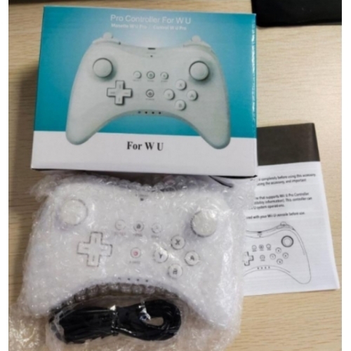 MANETTE BLANCHE COMPATIBLE WII/WII U PRO SANS FIL