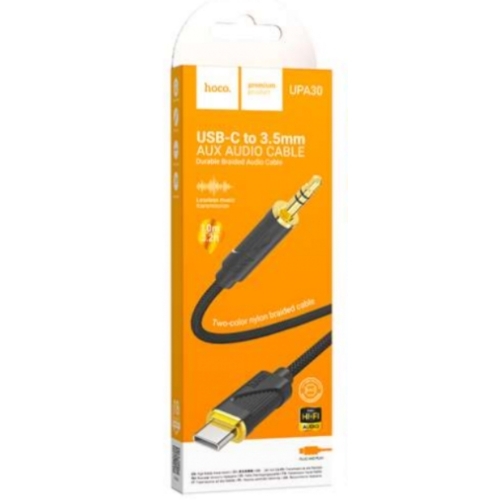 Câble de conversion audio JACK 3.5MM Vers TYPE C 1M HOCO UPA30 