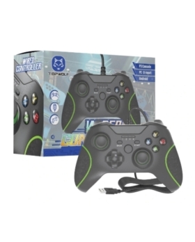 MANETTE FILAIRE NOIR COMPATIBLE XBOX ONE/PC/PS3 ( PAS DE PRISE JACK POUR CASQUE)