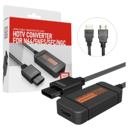 ADAPTATEUR AV VIDEO GAMECUBE/SNES/N64/SFC VERS HDMI + CABLE HDMI INCLUS