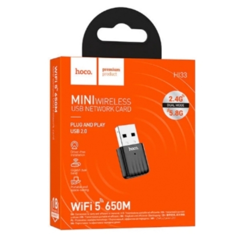 Clé WIFI sans fil USB 650MBPS HOCO HI33 