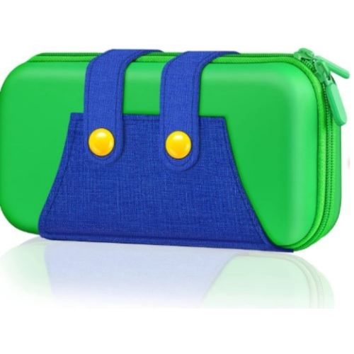 POCHETTE STYLE LUIGI VERT COMPATIBLE SWITCH/SWITCH OLED