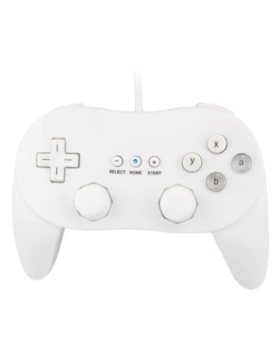 MANETTE FILAIRE WII/WII U BLANCHE (SE BRANCHE SUR LA WII MOTE)
