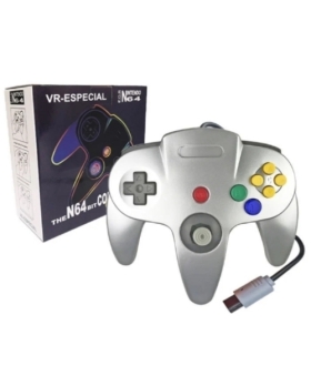 MANETTE FILAIRE GRISE COMPATIBLE N64