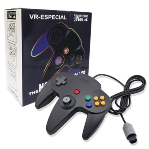 MANETTE FILAIRE NOIRE COMPATIBLE N64