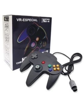 MANETTE FILAIRE NOIRE COMPATIBLE N64