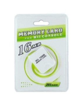CARTE MEMOIRE COMPATIBLE WII/GAMECUBE 16MB 
