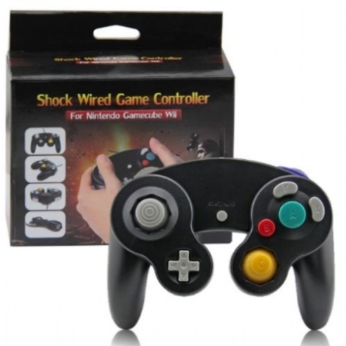 MANETTE FILAIRE GAMECUBE NOIRE COMPATIBLE