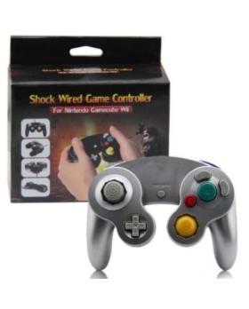 MANETTE FILAIRE GAMECUBE COMPATIBLE GRISE