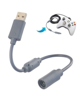 Adaptateur de câble d'extension USB Breakaway compatible manette filaire XBOX 360
