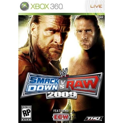 WWE Smackdown vs Raw 2009 XBOX 360 SANS NOTICE 