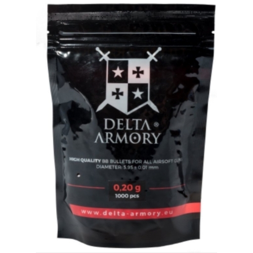 BILLES  Delta Armory 0,20g 1000pcs Blanc