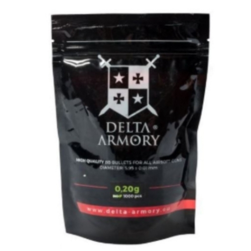 1000 BILLES BLANCHE Airsoft Delta Armory 0,20GR BIO