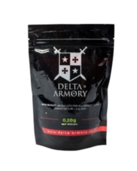 1000 BILLES BLANCHE Airsoft Delta Armory 0,20GR BIO