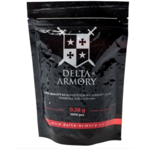 1000 BILLES BLANCHE Airsoft  Delta Armory 0,28g
