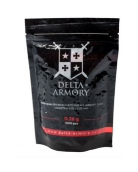 1000 BILLES BLANCHE Airsoft  Delta Armory 0,28g